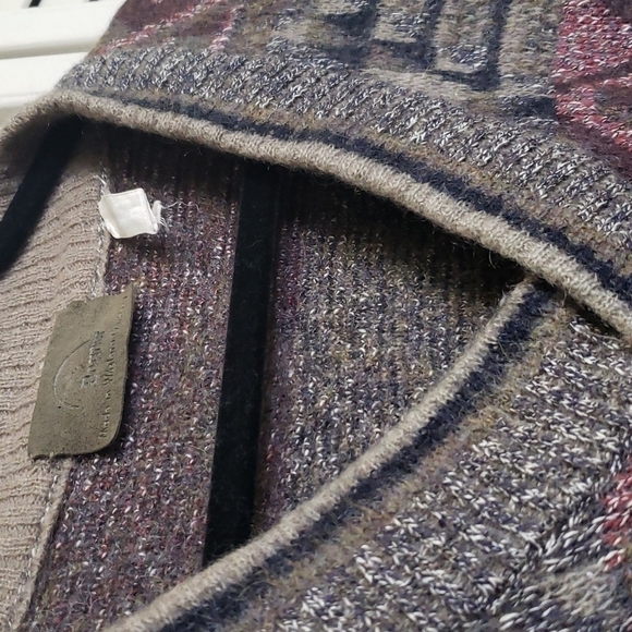 Vintage Bogner Wool Mohair V-neck Grunge Grandpa Sweater, Size L - Picture 6 of 9